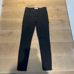 Madewell Roadtripper Black Skinny Jeans
